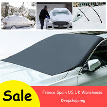 Load image into Gallery viewer, 210*120cm Automobile Magnetic Sunshade Cover Car Windshield Snow Sun Shade Waterproof Protector Cover Car Front Windscreen Cover