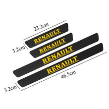 Load image into Gallery viewer, 4PCS Waterproof Carbon Fiber Sticker Protective for Renault duster megane 2 logan renault clio Car accessories Automobiles