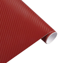 Load image into Gallery viewer, 30cmx127cm 3D Carbon Fiber Vinyl Car Wrap Sheet Roll Film Car stickers and Decals Motorcycle Car Styling Accessories Automobiles